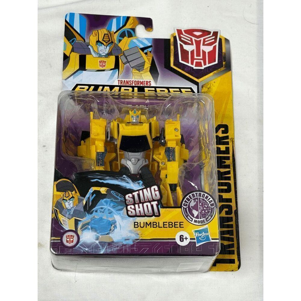 Transformers: Sting‎ Shot Bumblebee Cybertronian Mode Cyberverse Adventures New